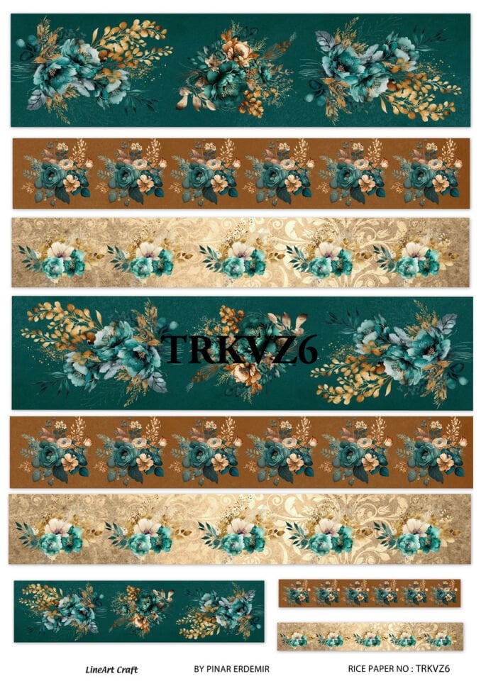 LİNEART PİRİNÇ DEKOPAJ TRKVZ26