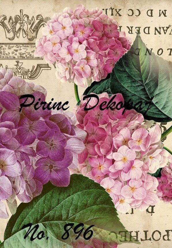 LİNEART PİRİNÇ DEKOPAJ NO896