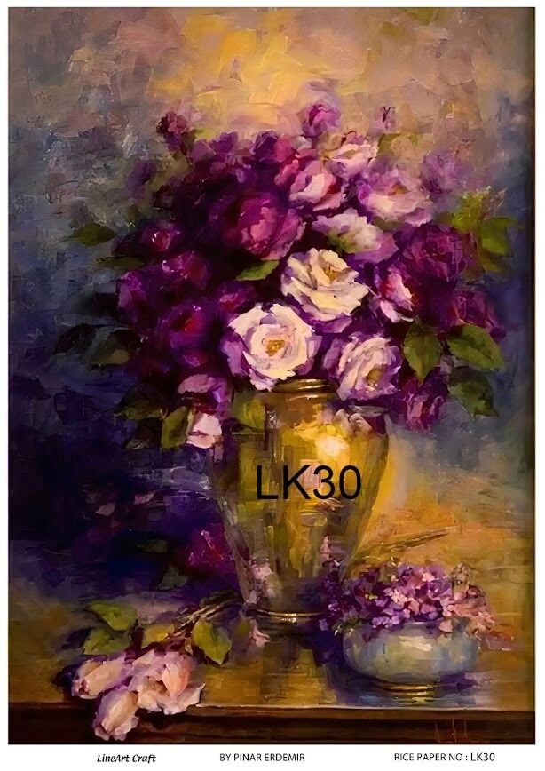 LİNEART PİRİNÇ DEKOPAJ LK30