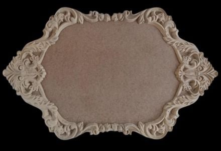 PANO TEPSİ APLIK06 OYMALI BÜYÜK 72*39CM APLIK06