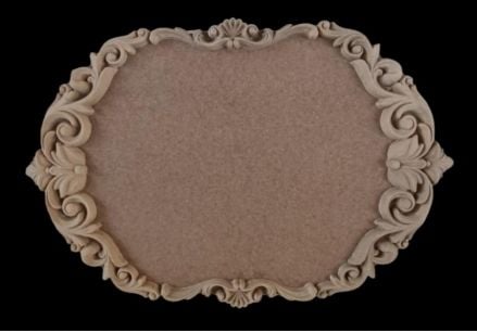 PANO TEPSİ OYMALI APLİK05 KÜÇÜK 55*38 CM