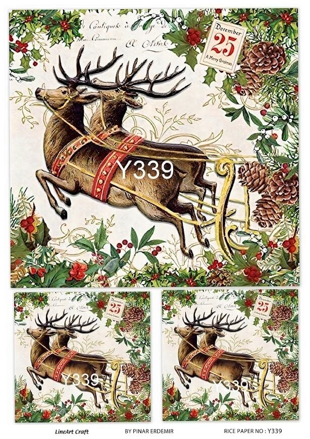 LİNEART PİRİNÇ DEKOPAJ Y339