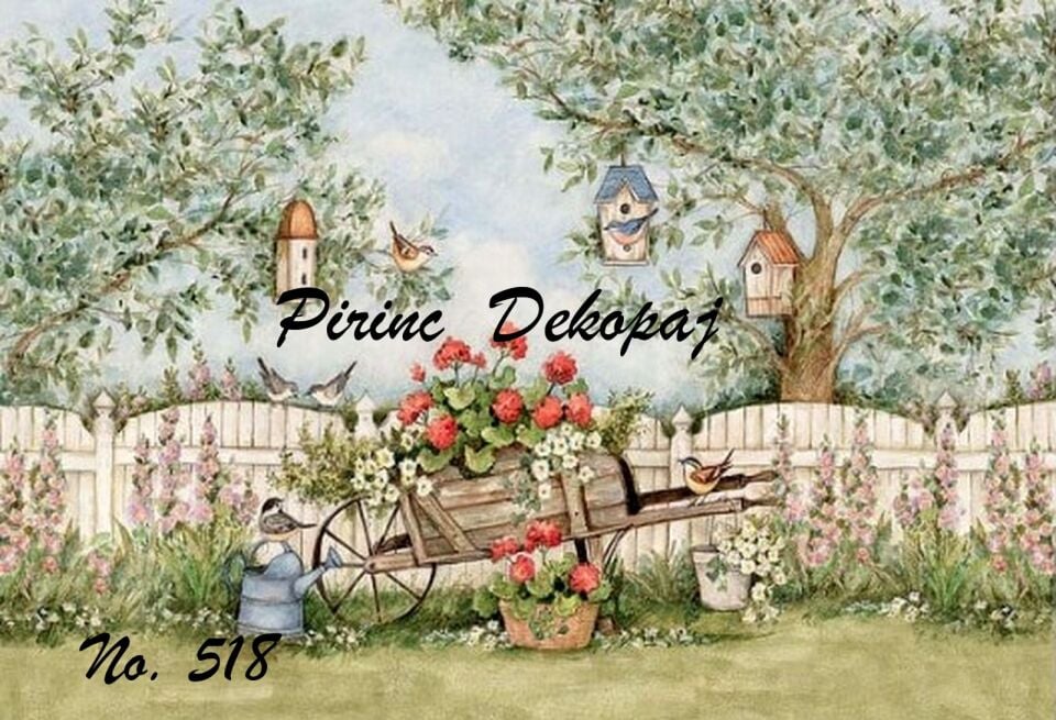 LİNEART PİRİNÇ DEKOPAJ NO518