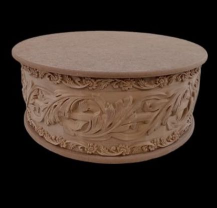 OYMALI KUTU YUVARLAK APLIK04 32X15CM