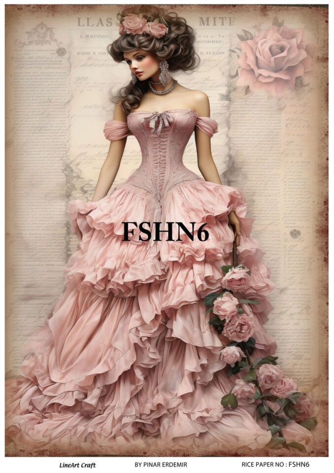 LİNEART PİRİNÇ DEKOPAJ FSHN6