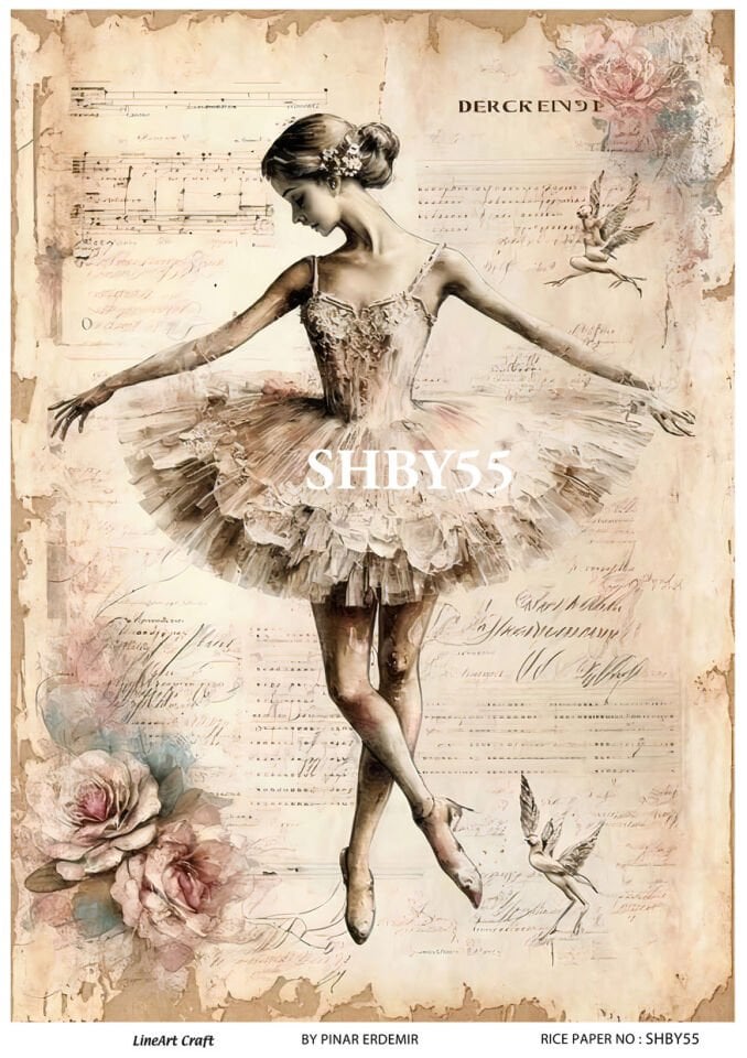 LİNEART PİRİNÇ DEKOPAJ SHBY55