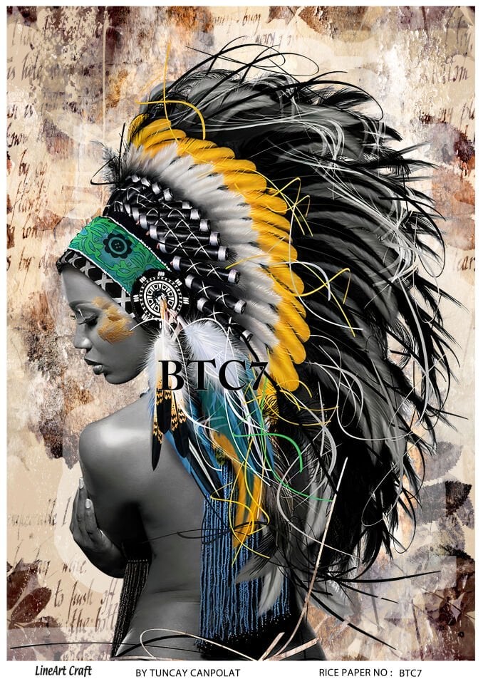 LİNEART PİRİNÇ DEKOPAJ BTC7