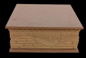 KARE KUTU AHŞAP APLIK 23X23X9CM APLIK 30