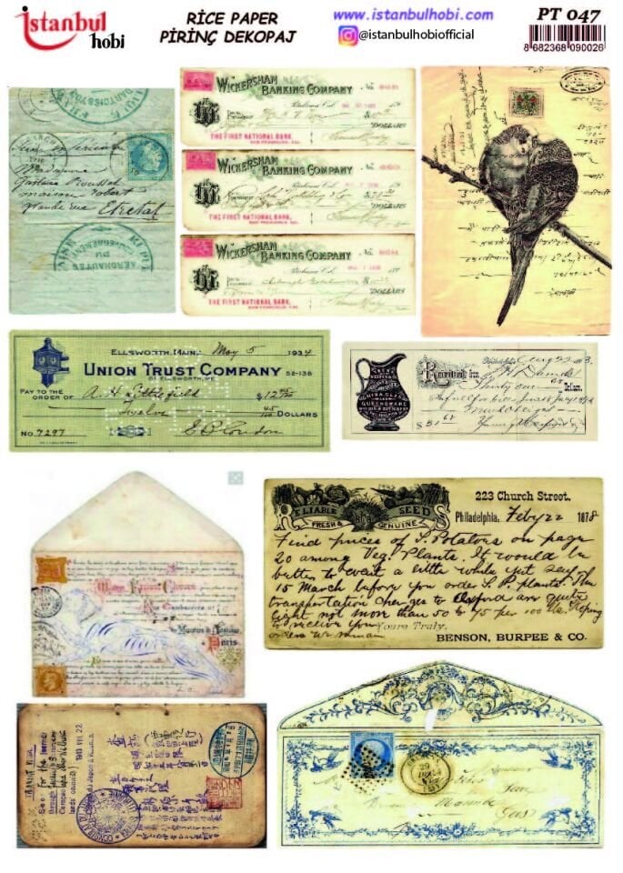 İSTANBUL HOBİ PİRİNÇ DEKOPAJ PT 47