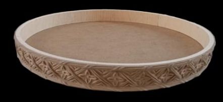 OVAL TEPSİ APLIK37 36X28X4CM