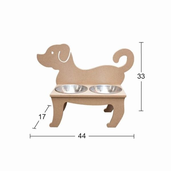 KM 107 İKİLİ KÖPEK MAMALIK  17X44X33CM