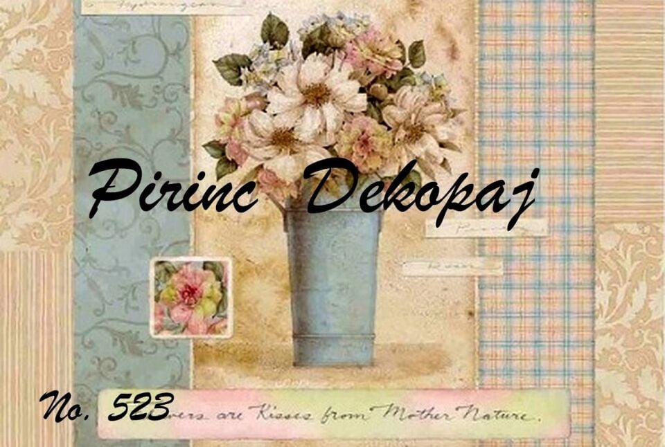 LİNEART PİRİNÇ DEKOPAJ NO 523