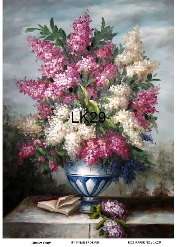 LİNEART PİRİNÇ DEKOPAJ LK29