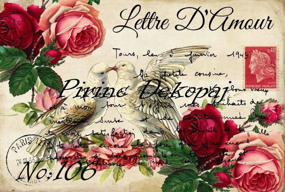 LİNEART PİRİNÇ DEKOPAJ NO 106