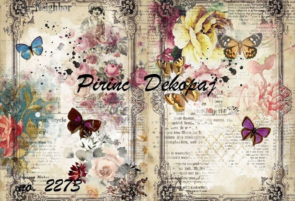 LİNEART PİRİNÇ DEKOPAJ NO 2273