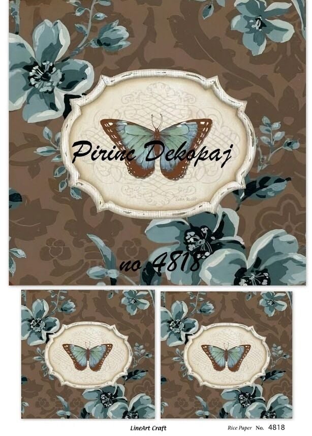 LİNEART PİRİNÇ DEKOPAJ NO 4818