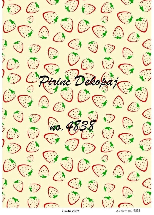 LİNEART PİRİNÇ DEKOPAJ NO 4838