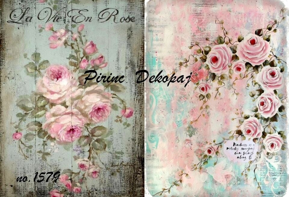 LİNEART PİRİNÇ DEKOPAJ NO 1579