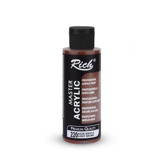 RİCH MASTER AKRİLİK 120ML - AÇIK KAHVE