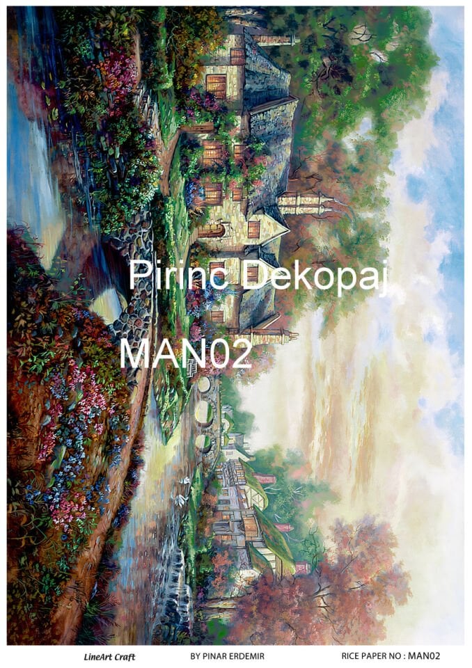 LİNEART PİRİNÇ DEKOPAJ MAN02