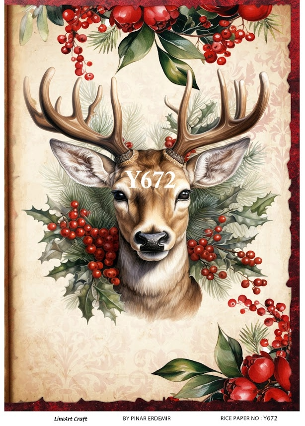 LİNEART PİRİNÇ DEKOPAJ YI672