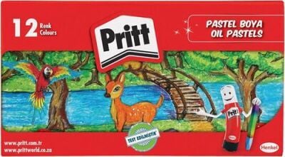 Pritt Pastel Boya 12 Renk Karton Kutu