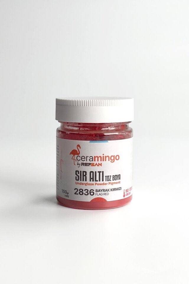 REFSAN Toz Boya Sır Altı 2836 Bayrak Kırmızı (R10968) 100 gr