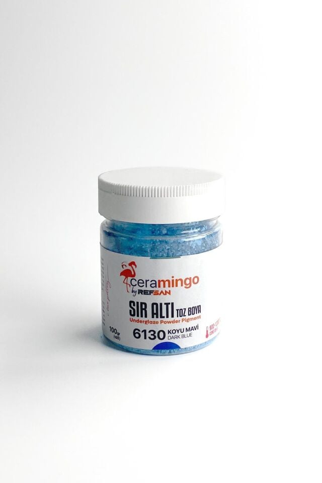 Refsan Seramik Toz Boya Sır Altı 6130 Koyu Mavi (R11663) 100 gr