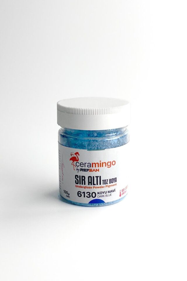 Refsan Seramik Toz Boya Sır Altı 6130 Koyu Mavi (R11663) 100 gr