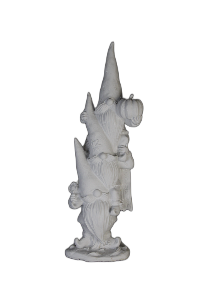 HYK902 -3'LÜ CÜCE NOEL BABA 44X18CM  Ham Polyester