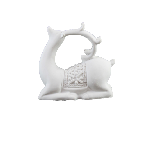 HYK413 - KÜÇÜK HEYBELİ GEYİK 15X15CM  Ham Polyester