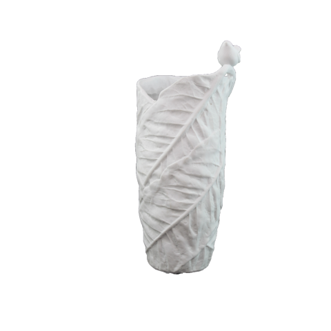 HYK379 - KUŞLU VAZO 30X12 CM  Ham Polyester