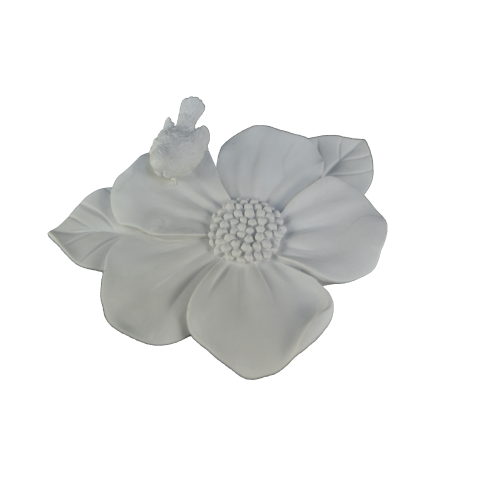 HYK134 - KUŞLU YAPRAK 15X18CM  Ham Polyester