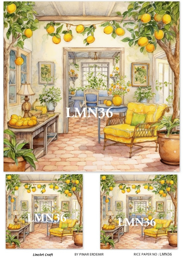 LİNEART PİRİNÇ DEKOPAJ LMN36