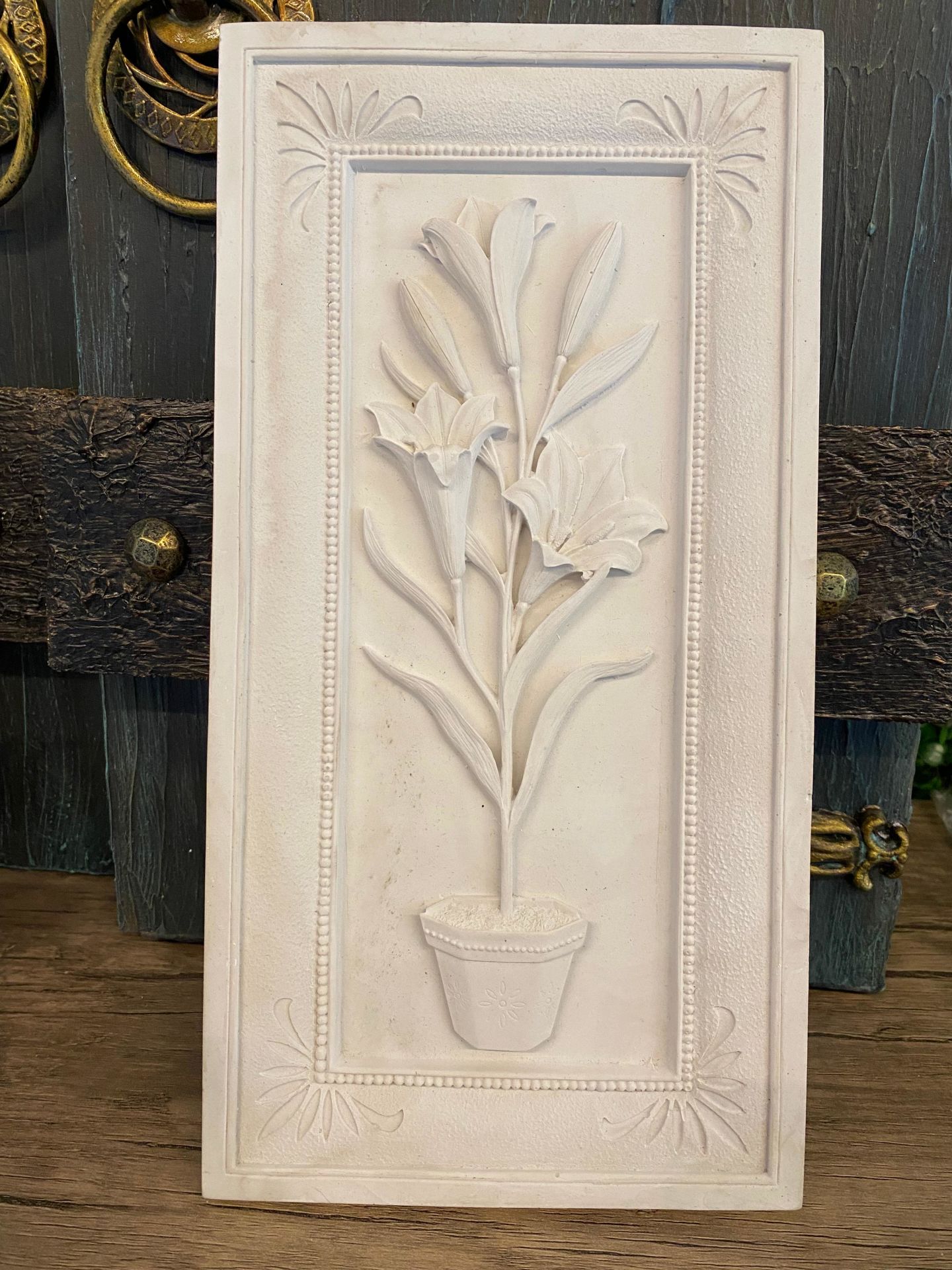 PANO DİKDÖRTGEN ÇİÇEK 30X15,5CM