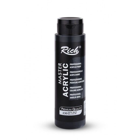 MASTER AKRİLİK 500ML - SİYAH