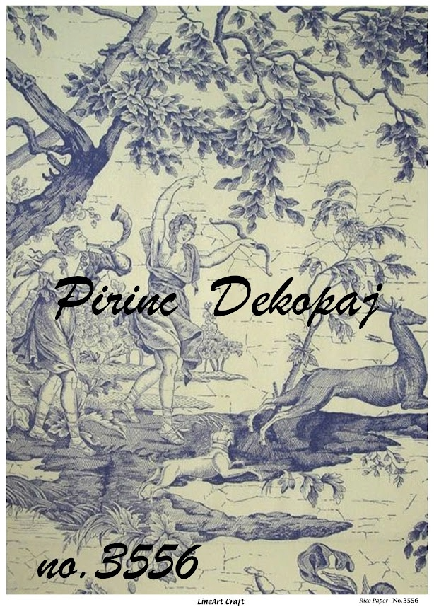 LİNEART PİRİNÇ DEKOPAJ NO 3556