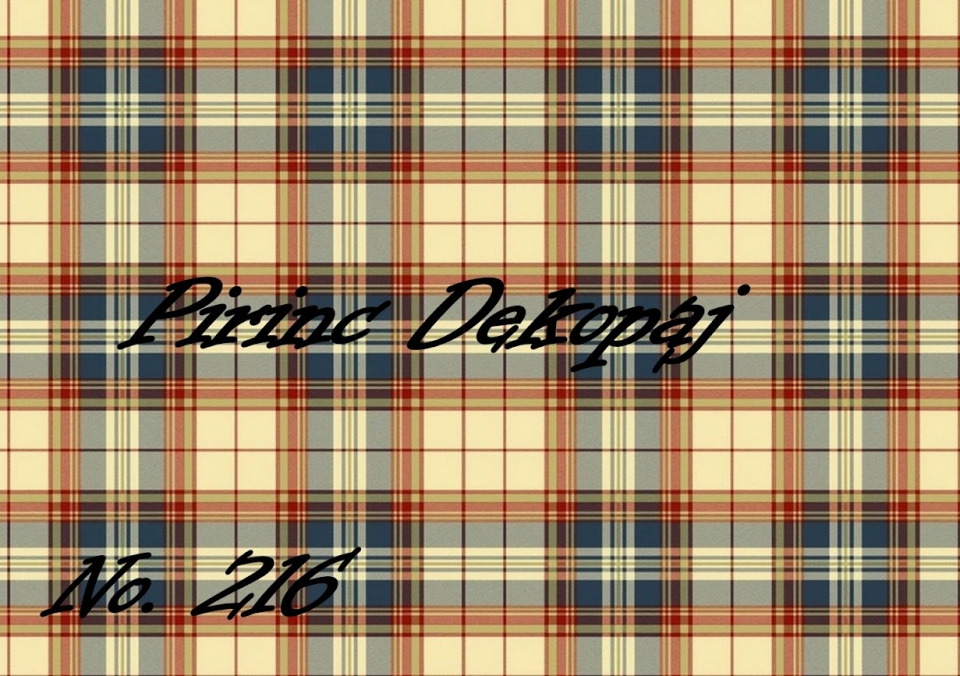 LİNEART PİRİNÇ DEKOPAJ MACKENZİE