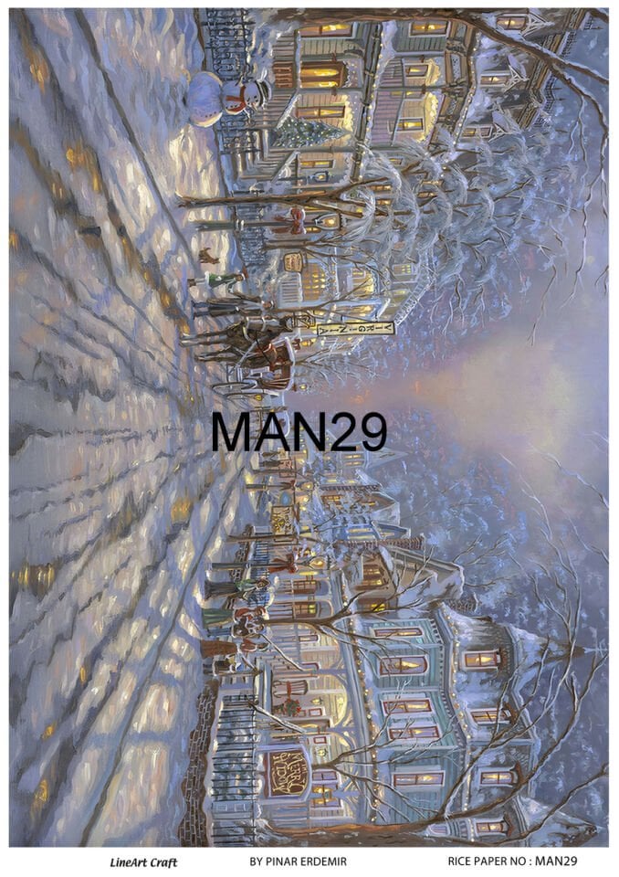 LİNEART PİRİNÇ DEKOPAJ MAN29