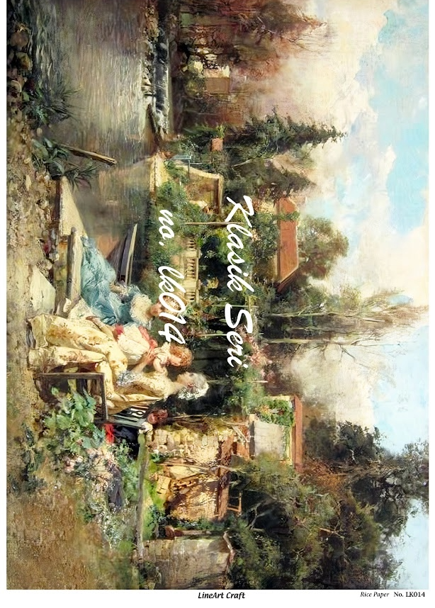 LİNEART PİRİNÇ DEKOPAJ NO.LK014