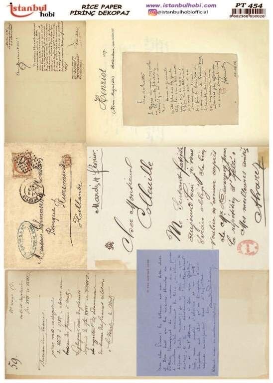 İSTANBUL HOBİ PİRİNÇ DEKOPAJ PT 454