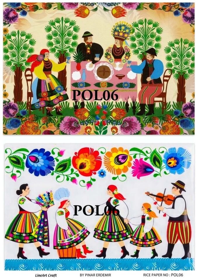 LİNEART PİRİNÇ DEKOPAJ POL06