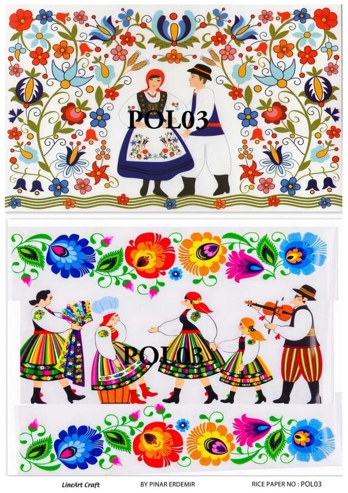 LİNEART PİRİNÇ DEKOPAJ POL03