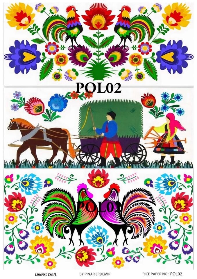 LİNEART PİRİNÇ DEKOPAJ POL02