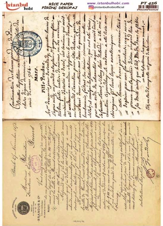 İSTANBUL HOBİ PİRİNÇ DEKOPAJ PT456