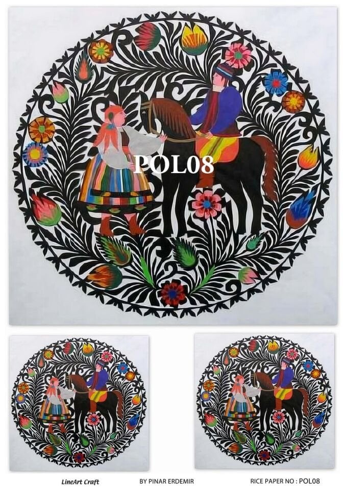 LİNEART PİRİNÇ DEKOPAJ POL08