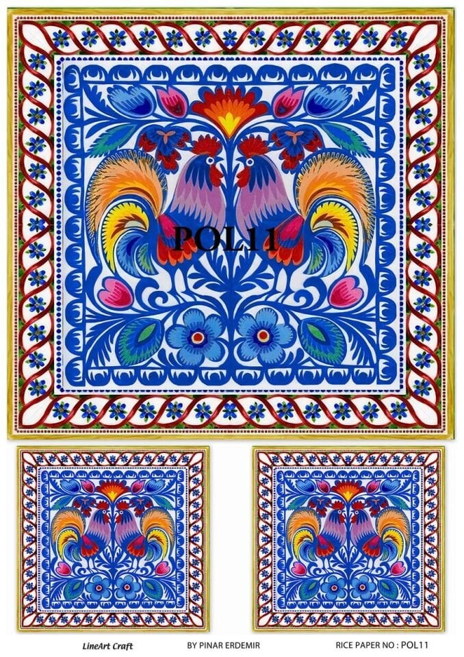 LİNEART PİRİNÇ DEKOPAJ POL11