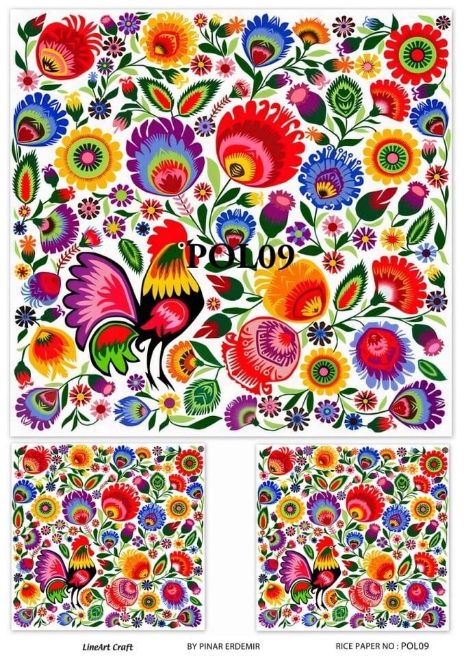 LİNEART PİRİNÇ DEKOPAJ POL09