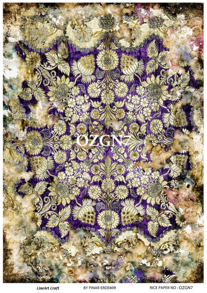 LİNEART PİRİNÇ DEKOPAJ OZGN7