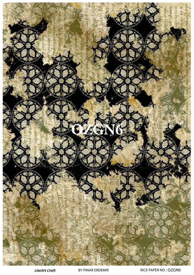 LİNEART PİRİNÇ DEKOPAJ OZGN6